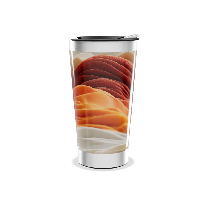 Copo Térmico - Paisagem Abstrata Colorida