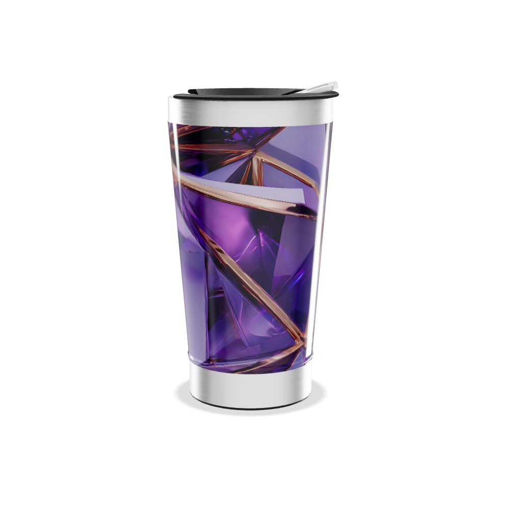 Copo Térmico - Roxo Cristal Aço Inox