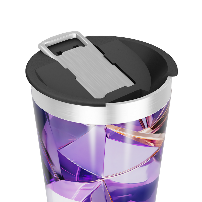 Copo Térmico - Roxo Cristal Aço Inox