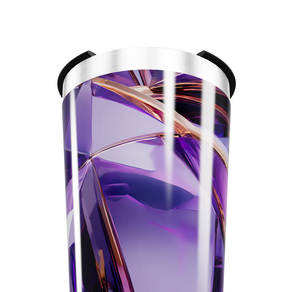 Copo Térmico - Roxo Cristal Aço Inox