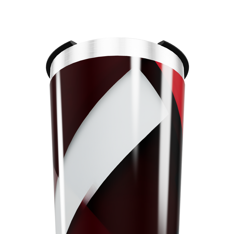 Copo Térmico - Preto com Faixa Branca