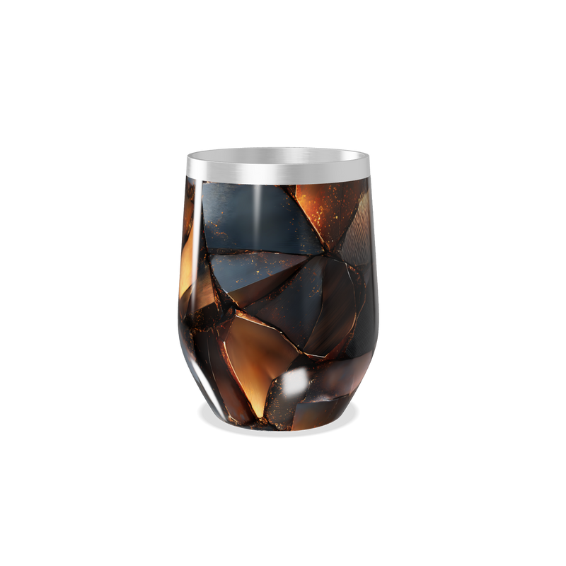 Copo Térmico Slim - Estampa Abstrata Vidro