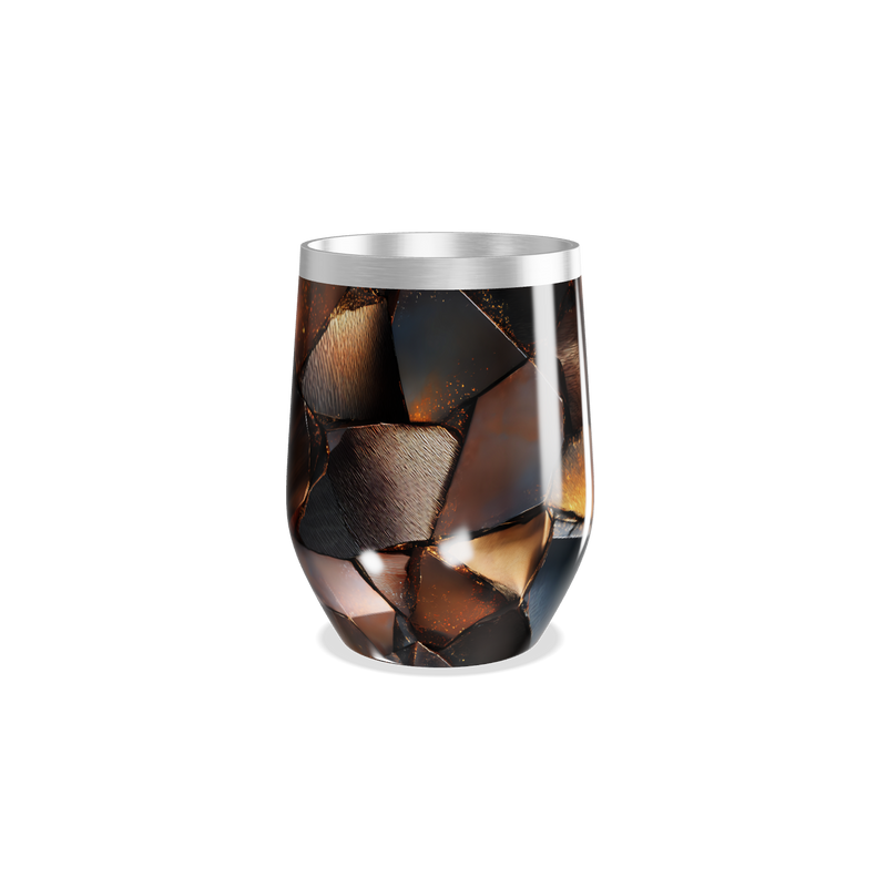 Copo Térmico Slim - Estampa Abstrata Vidro