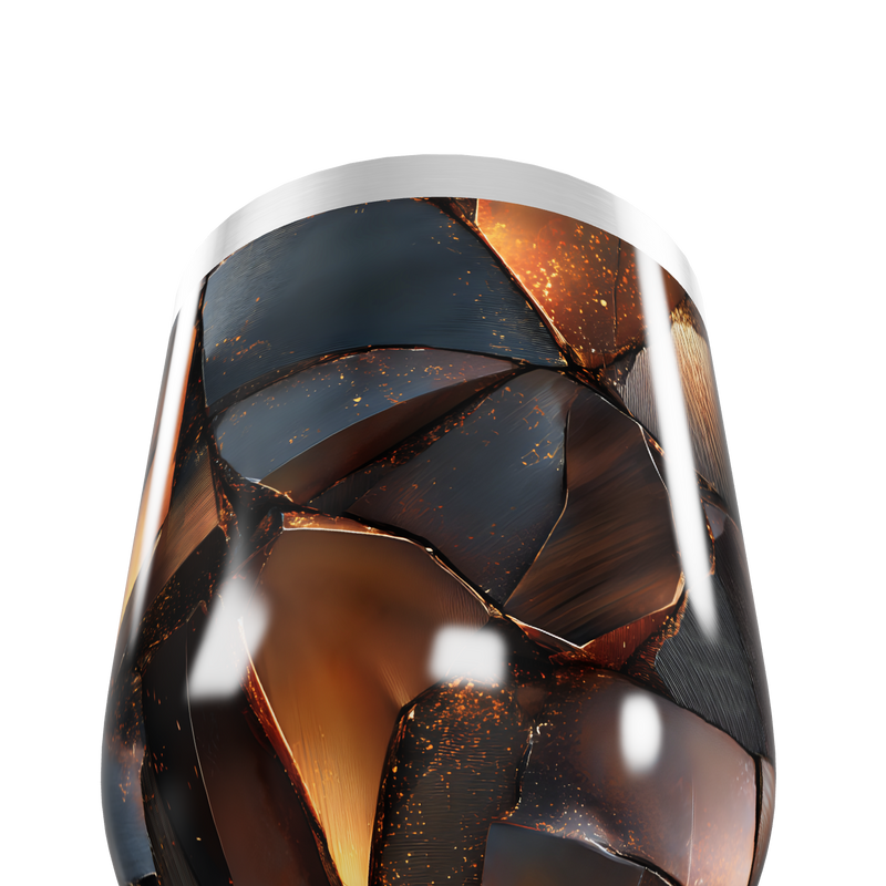 Copo Térmico Slim - Estampa Abstrata Vidro