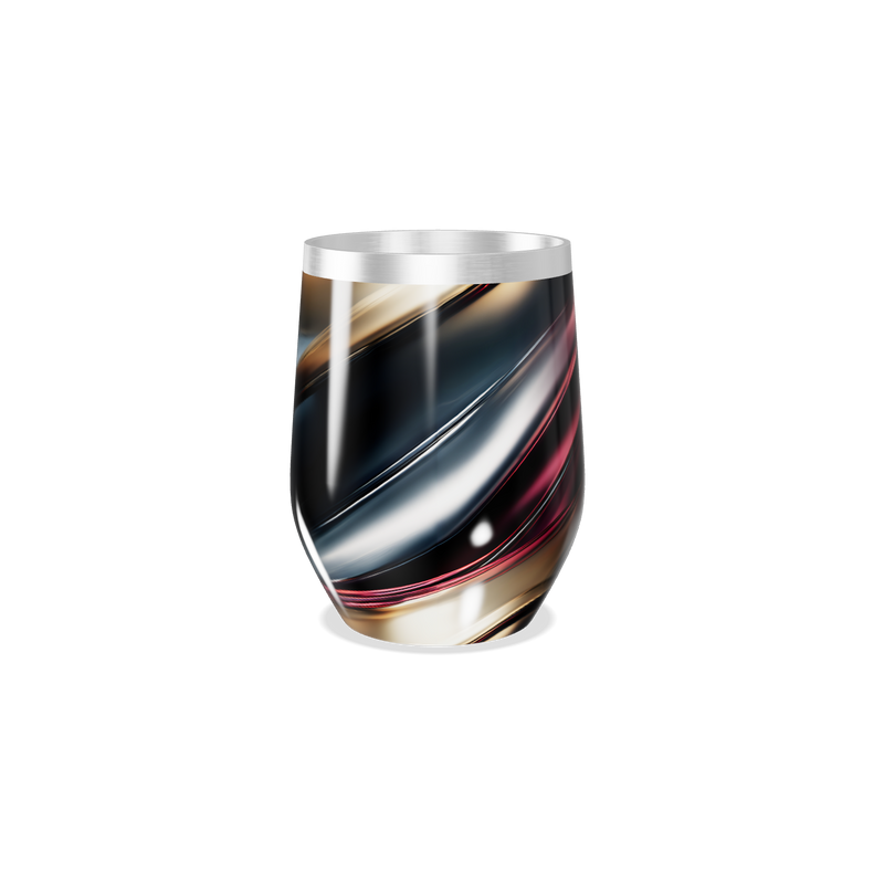 Copo Térmico Slim - Design Abstrato Aço Inox