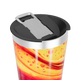Copo Térmico - Com estampa laranja e vermelha