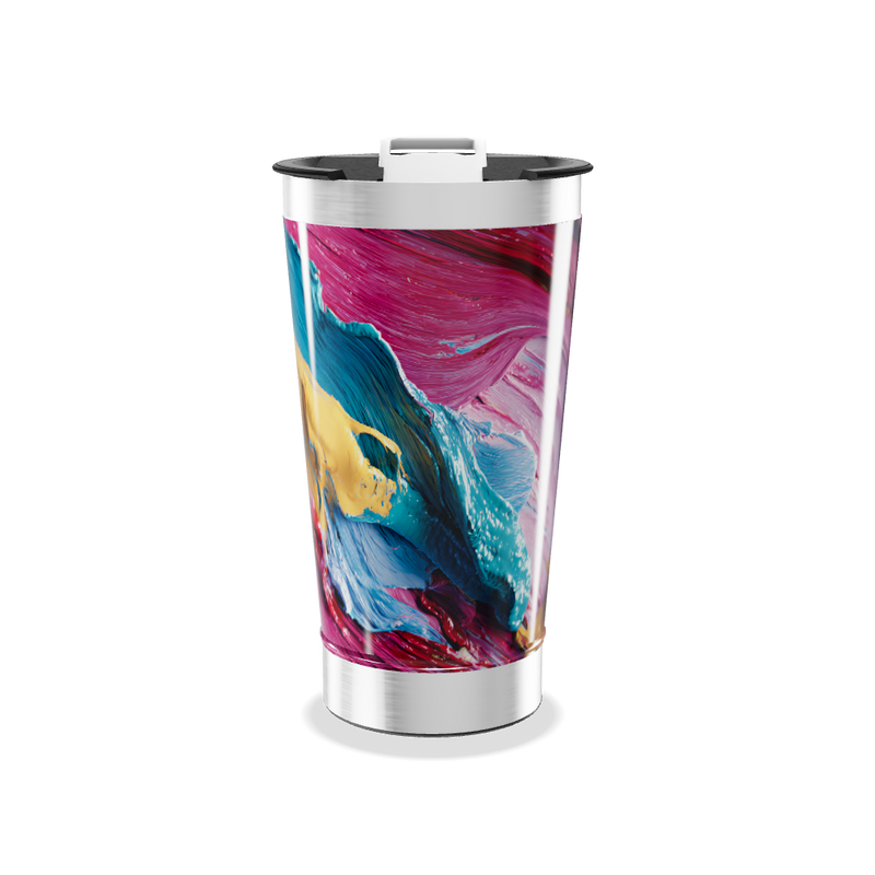 Copo Térmico - Aço Inox Estampa Colorida