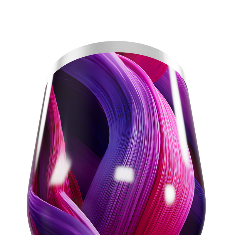 Copo Térmico Slim - Roxo Rosa Abstrato