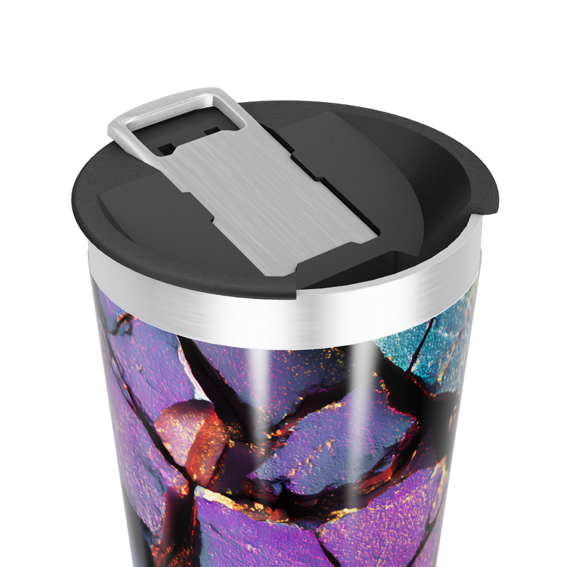 Copo Térmico - Estampa Colorida Abstrata