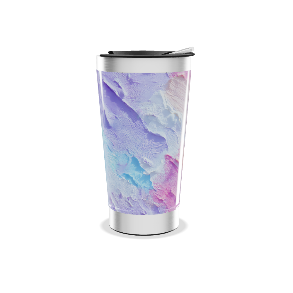 Copo Térmico - Efeito Marmorizado Pastel