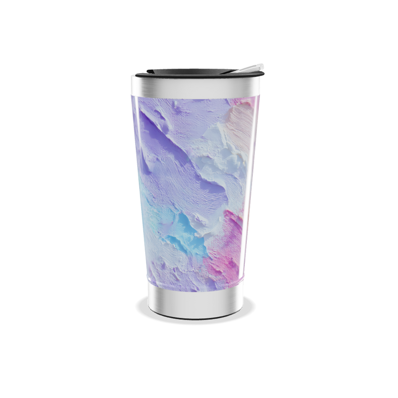 Copo Térmico - Efeito Marmorizado Pastel
