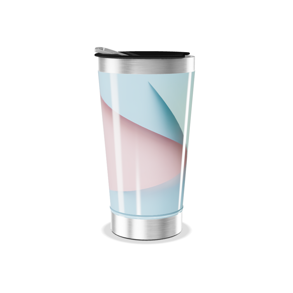Copo Térmico - Estampa Pastel Aço Inox