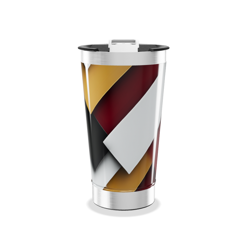 Copo Térmico - Estampa geométrica colorida