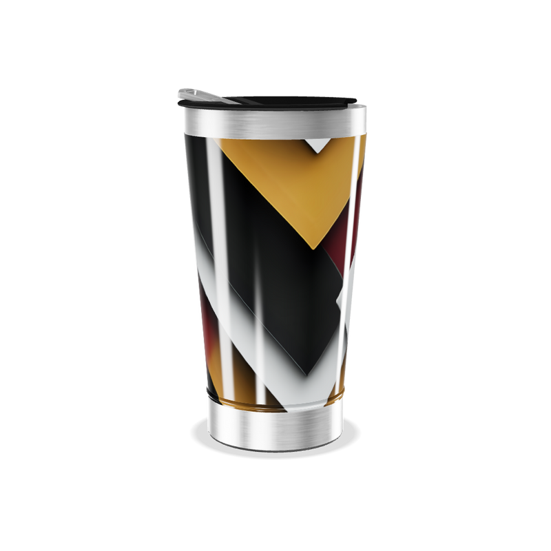 Copo Térmico - Estampa geométrica colorida