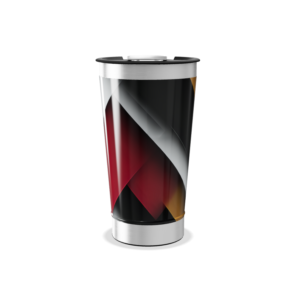 Copo Térmico - Estampa geométrica colorida