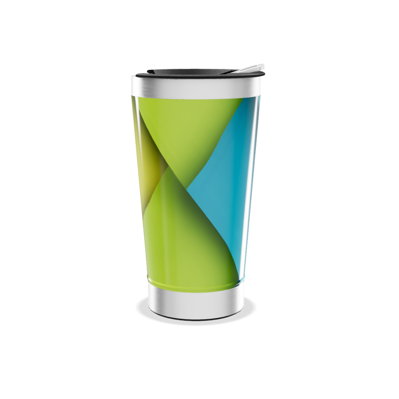 Copo Térmico - Verde com Grafismo