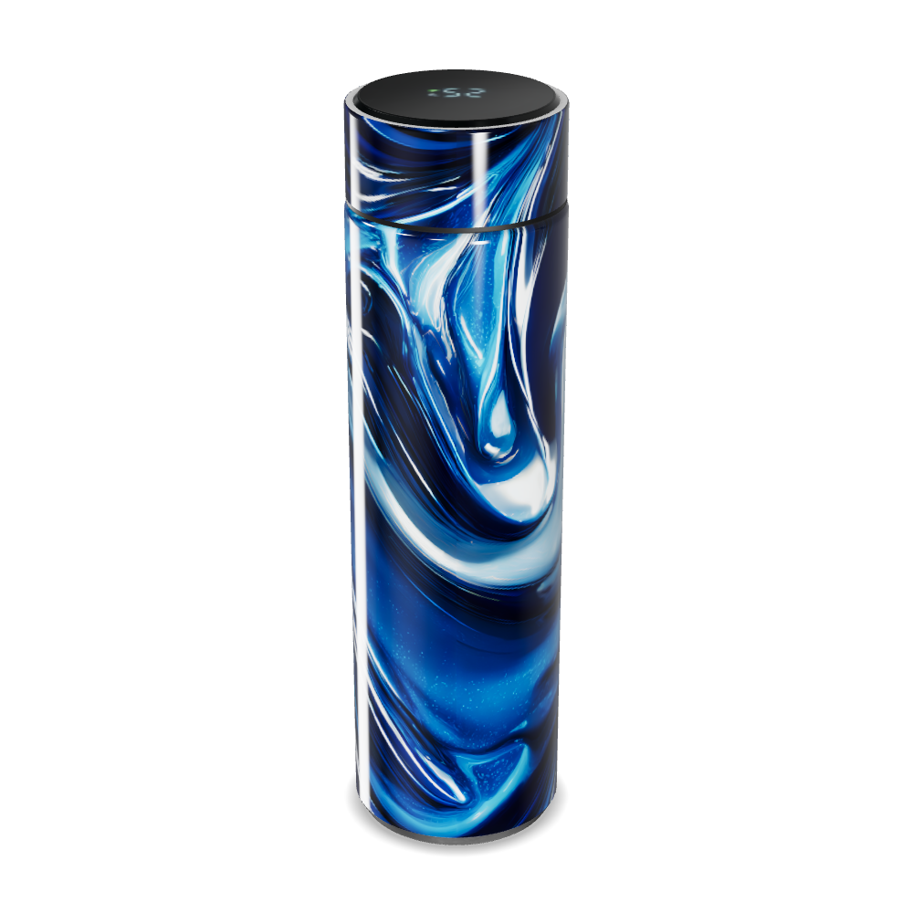 Garrafa Térmica Touch - Azul Marmorizada