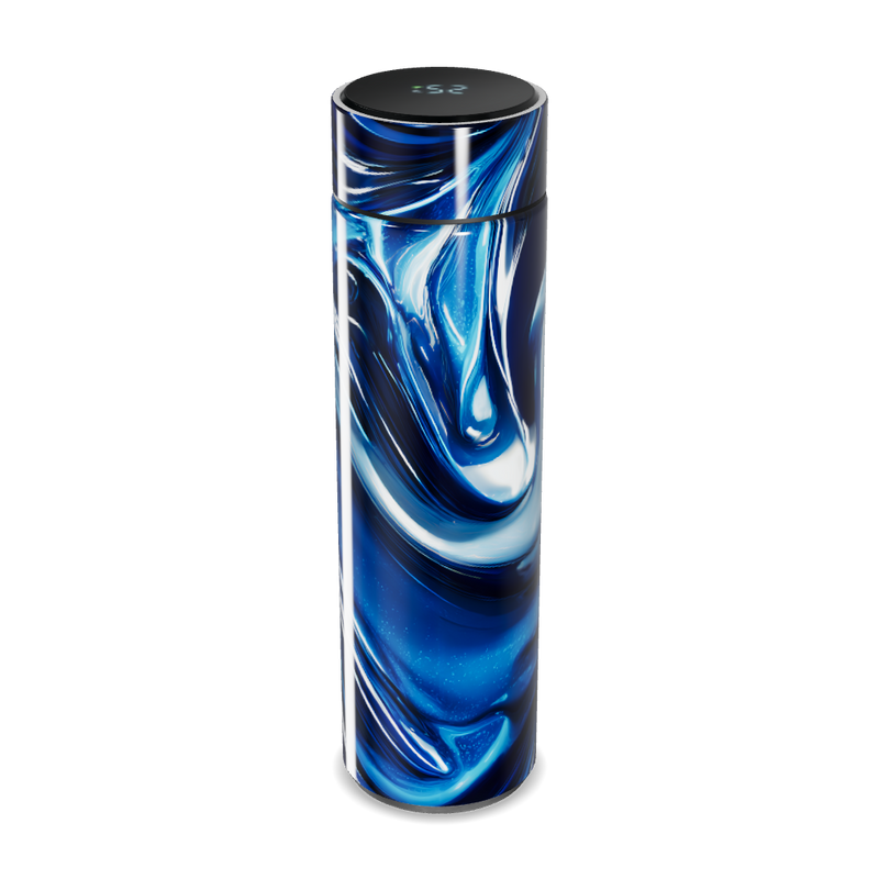 Garrafa Térmica Touch - Azul Marmorizada