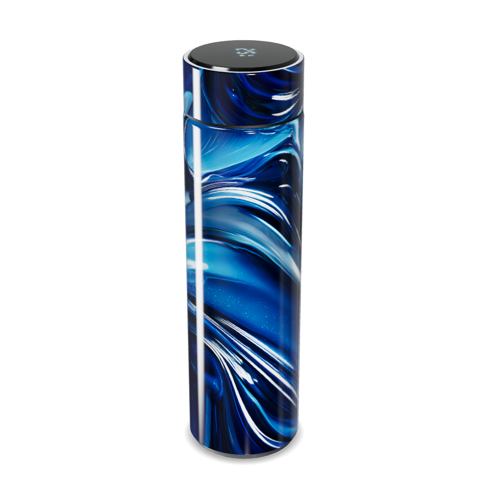 Garrafa Térmica Touch - Azul Marmorizada