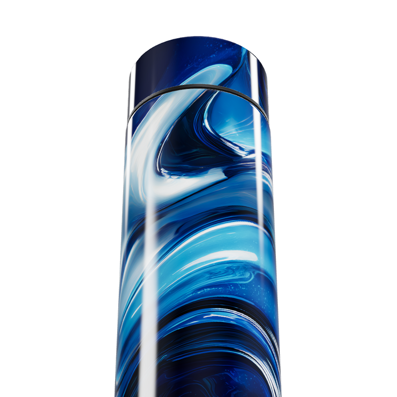 Garrafa Térmica Touch - Azul Marmorizada