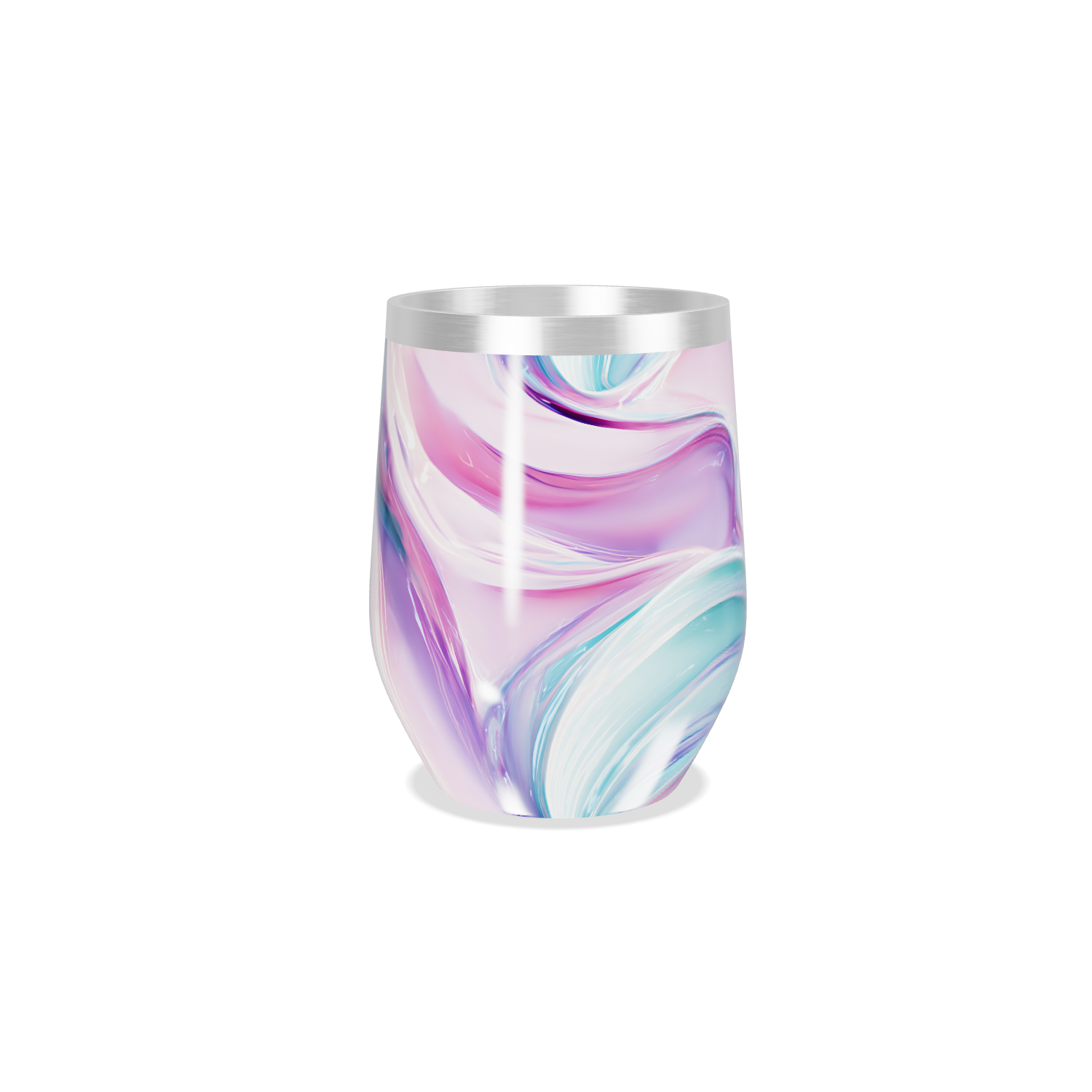 Copo Térmico Slim - Marmorizado Multicolorido