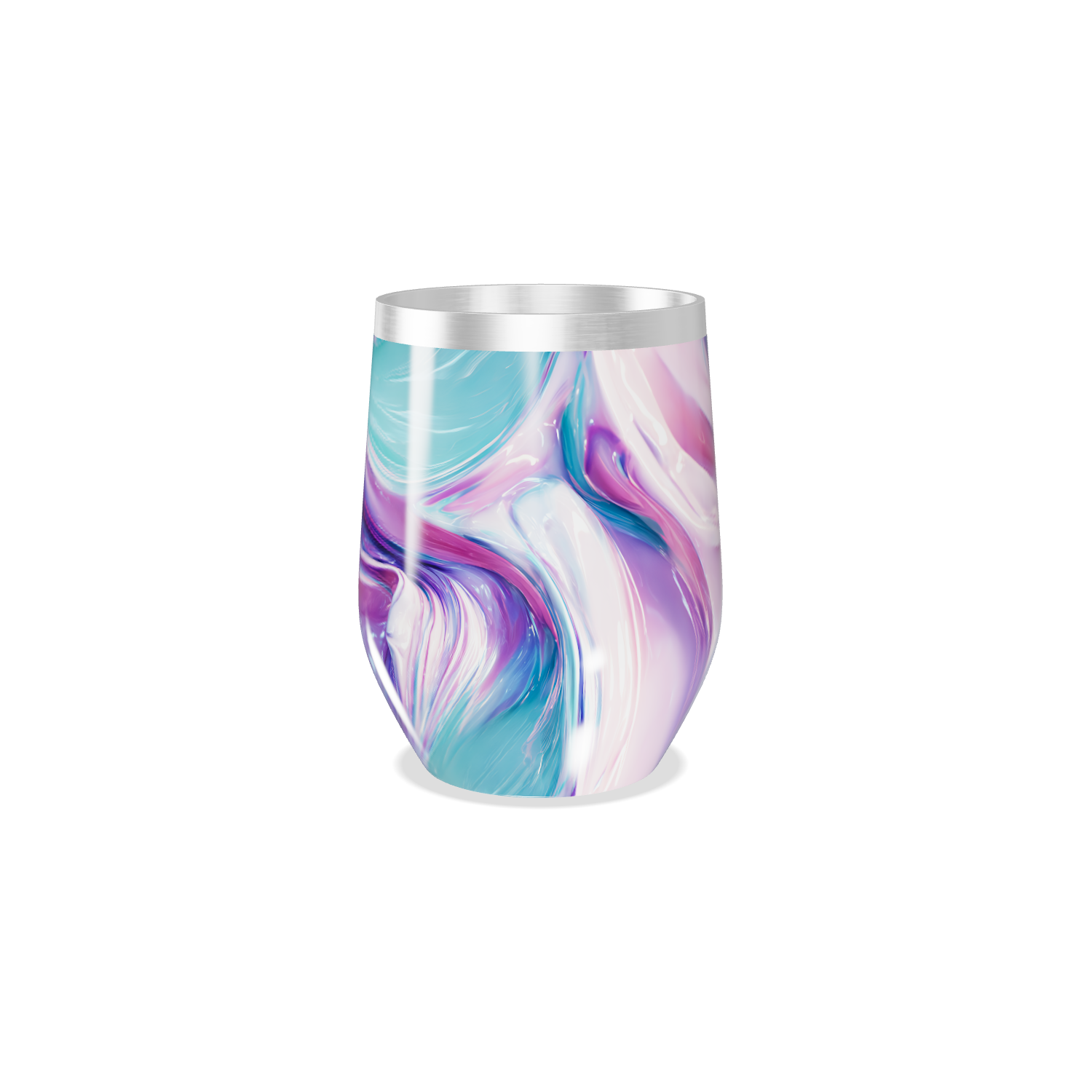 Copo Térmico Slim - Marmorizado Multicolorido