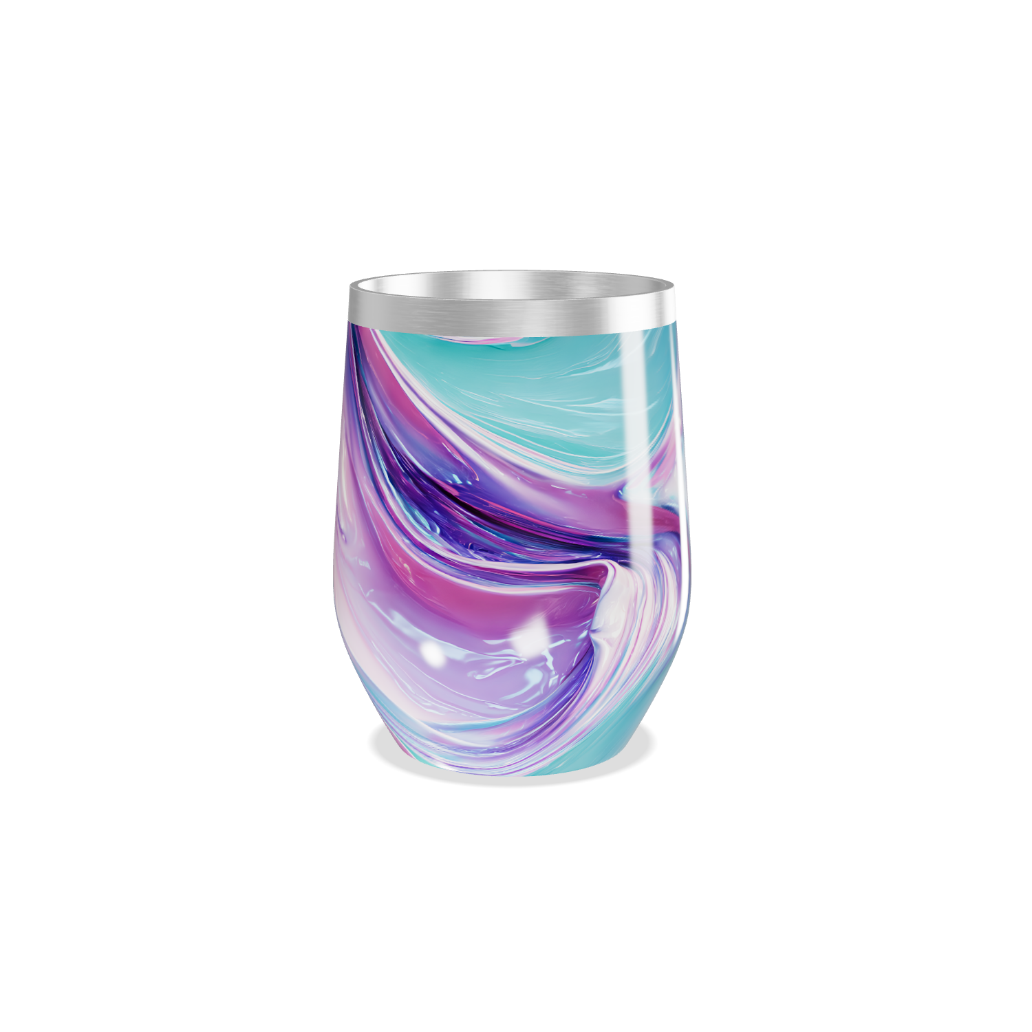 Copo Térmico Slim - Marmorizado Multicolorido