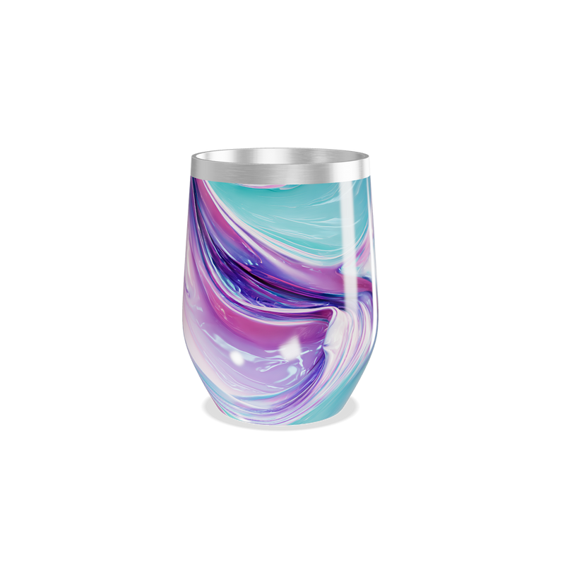 Copo Térmico Slim - Marmorizado Multicolorido