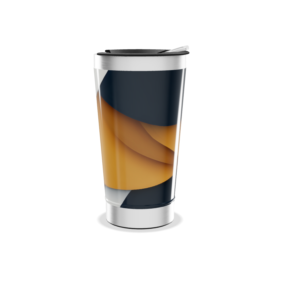 Copo Térmico - Geométrico Multicor Inox