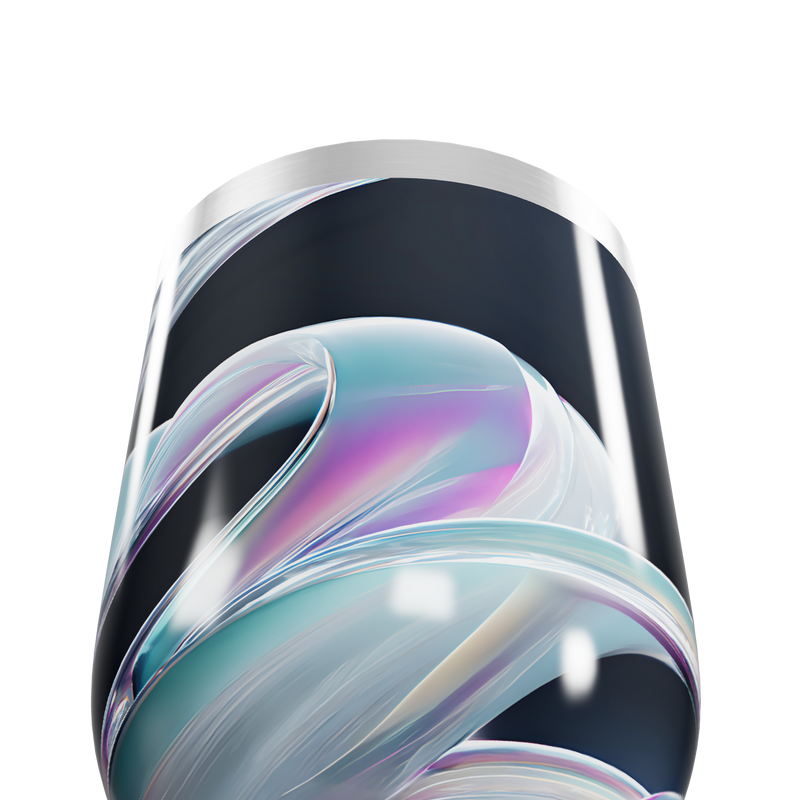 Copo Térmico Slim - Design Iridescente