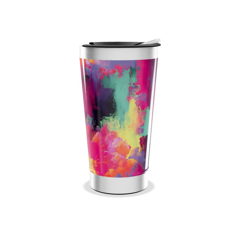 Copo Térmico - Estampa Colorida Aço Inox