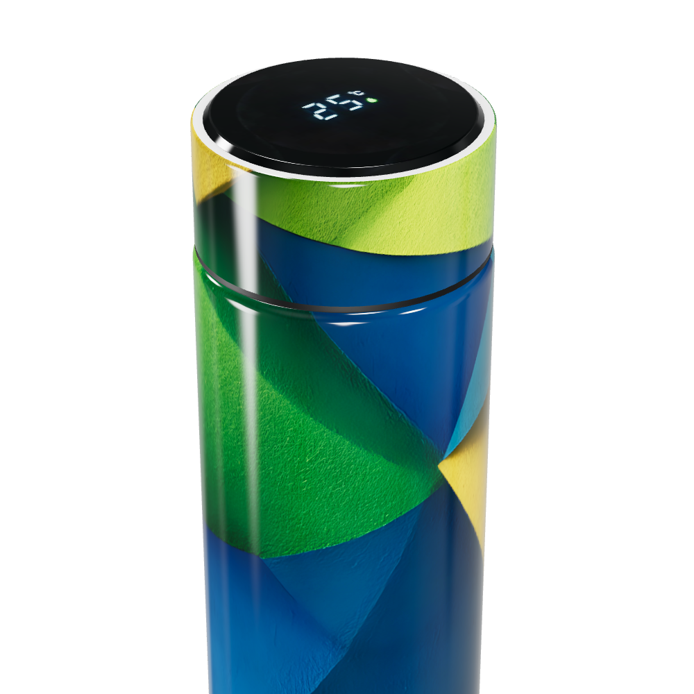 Garrafa Térmica Touch - Colorida com Display LED