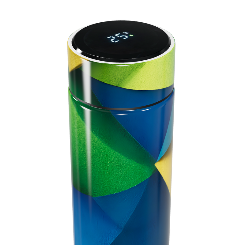Garrafa Térmica Touch - Colorida com Display LED