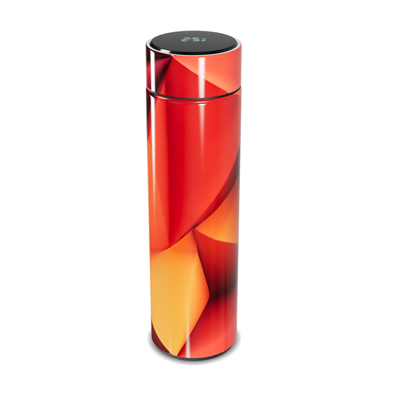 Garrafa Térmica Touch - Vermelha com Display Digital