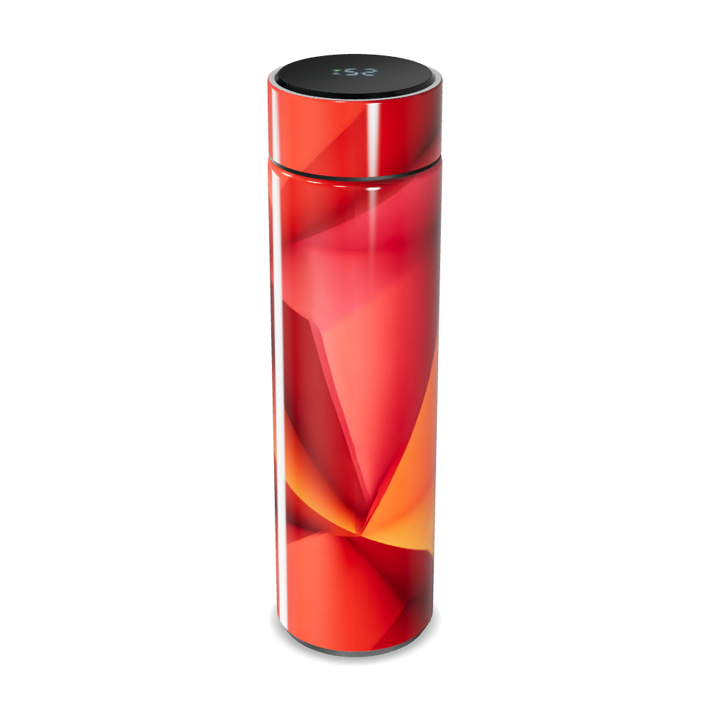 Garrafa Térmica Touch - Vermelha com Display Digital