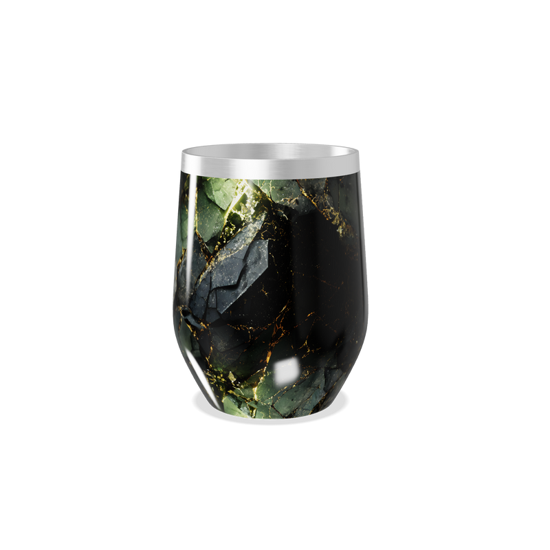 Copo Térmico Slim - Estampa Mármore Preto