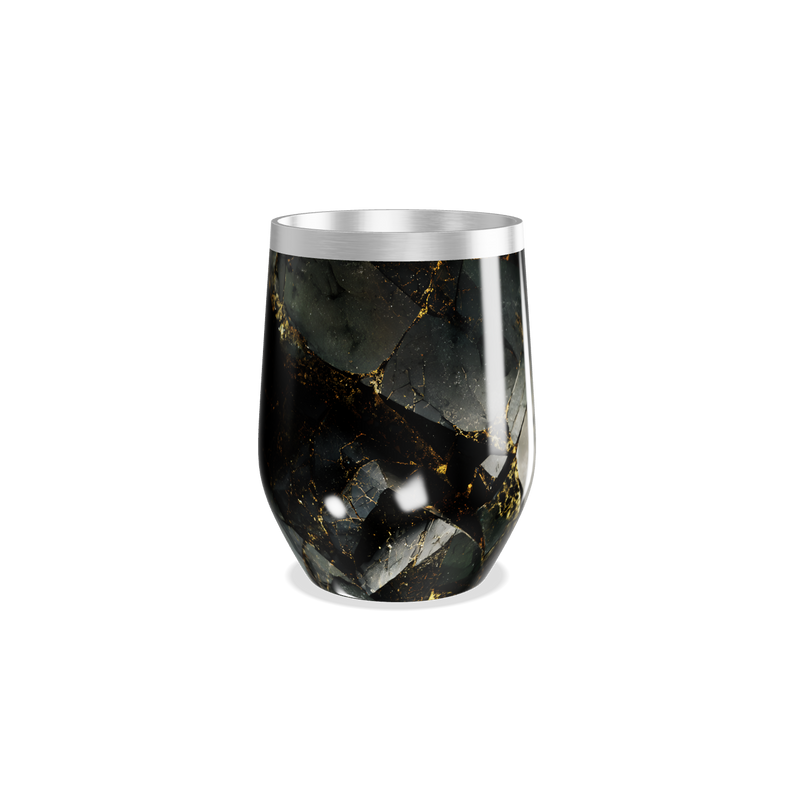 Copo Térmico Slim - Estampa Mármore Preto