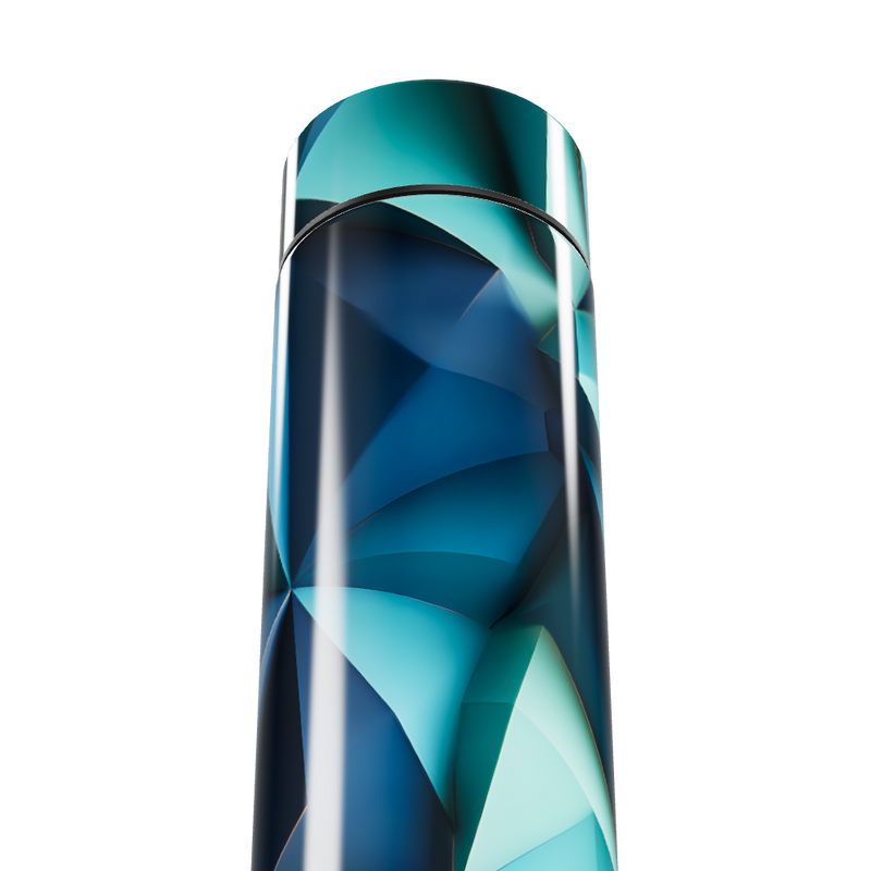 Garrafa Térmica Touch - Geométrica Azul