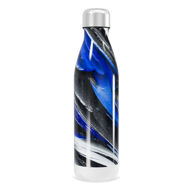 Garrafa Inox Azul Listrada 750ml