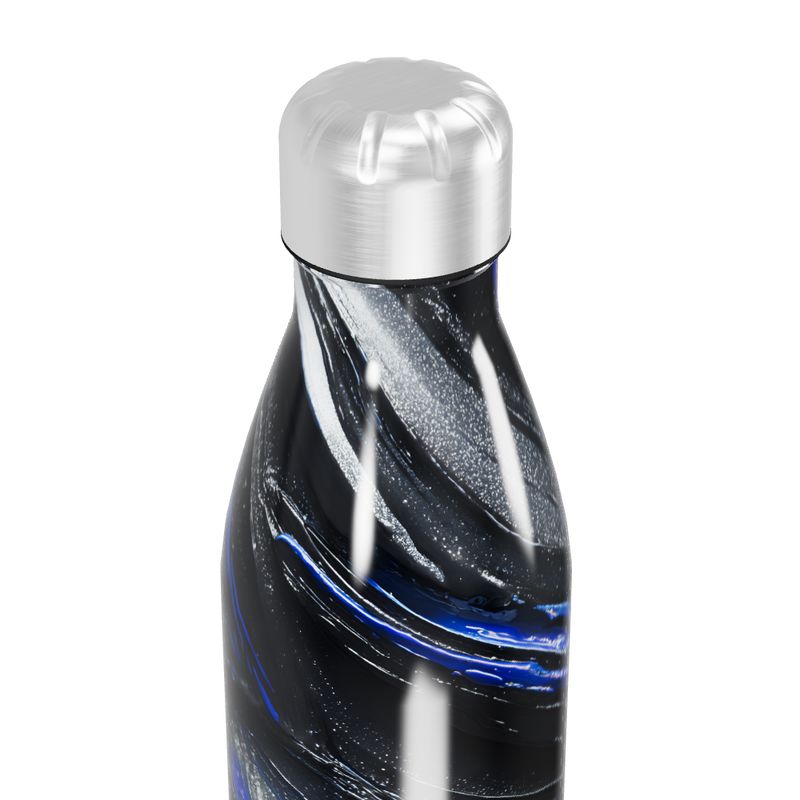 Garrafa Inox Azul Listrada 750ml