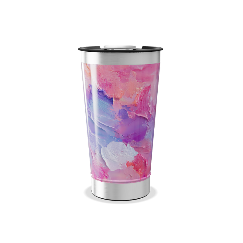 Copo Térmico - Estampa Colorida Pastel