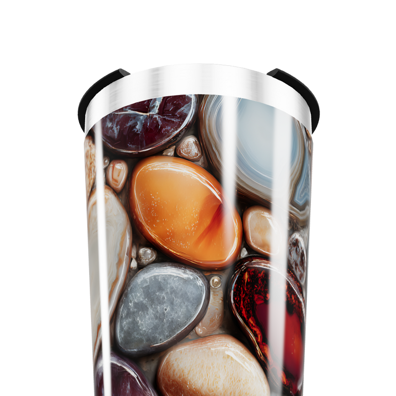 Copo Térmico - Estampa Pedras Coloridas