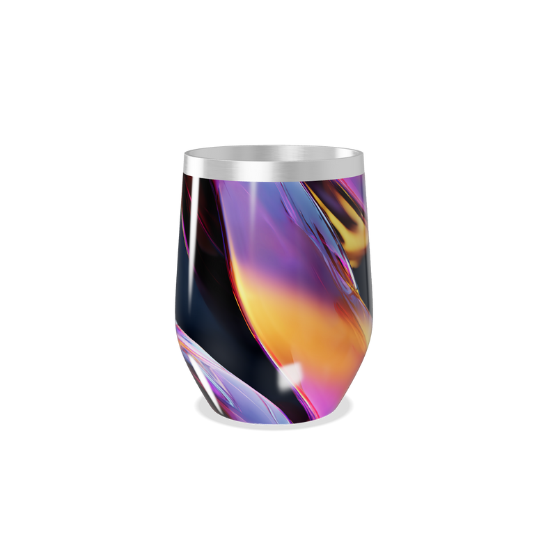 Copo Térmico Slim - Abstrato Multicolor Inox