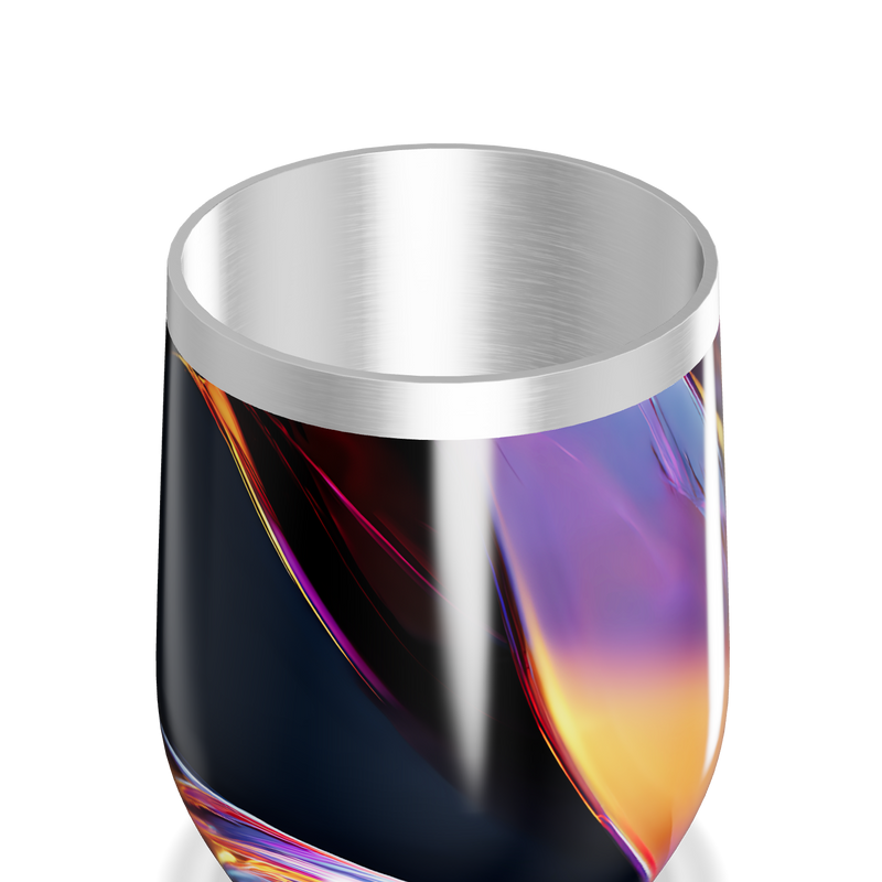 Copo Térmico Slim - Abstrato Multicolor Inox