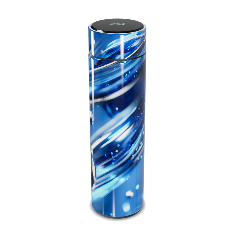 Garrafa Térmica Touch - Azul com Display LED