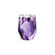Copo Térmico Slim - Roxo com Estampa Abstrata