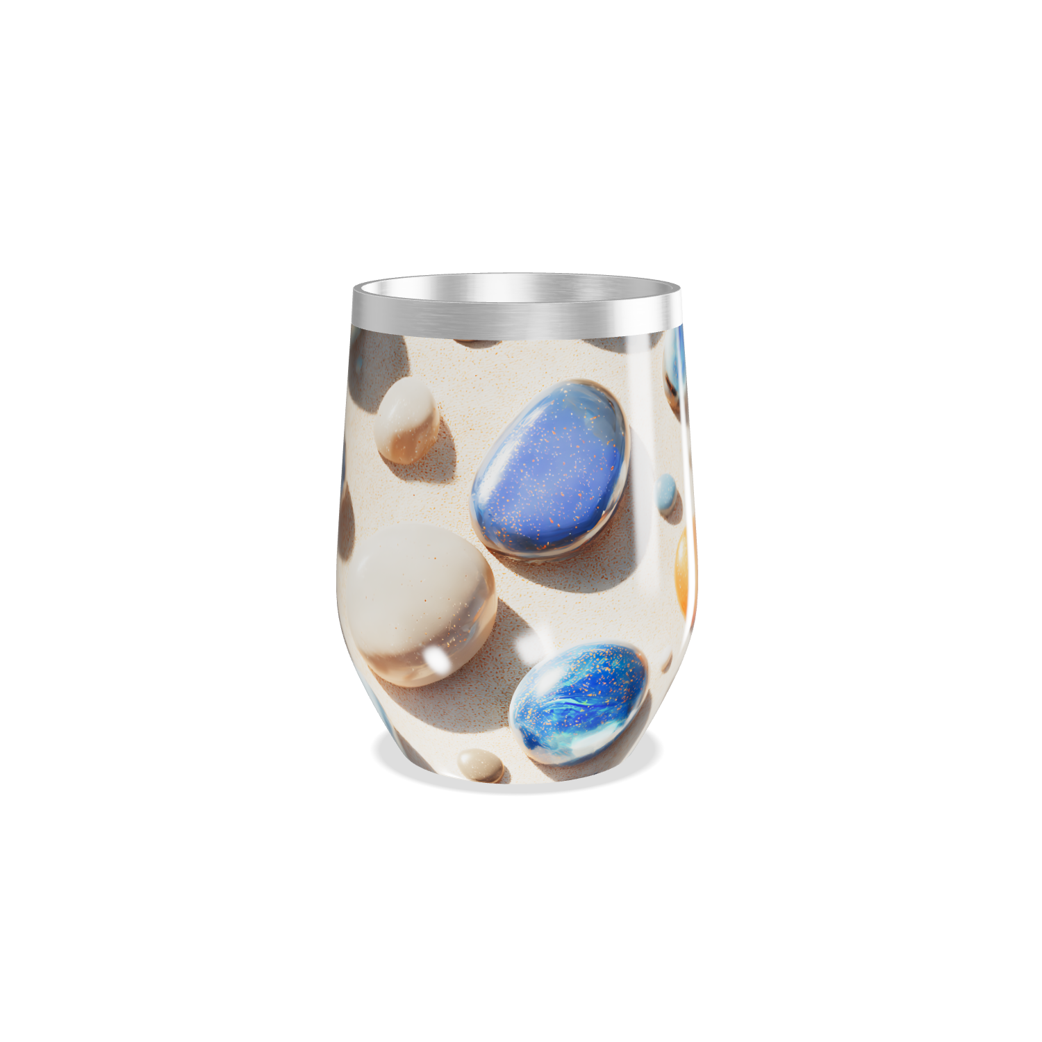 Copo Térmico Slim - Estampa Pedras Coloridas