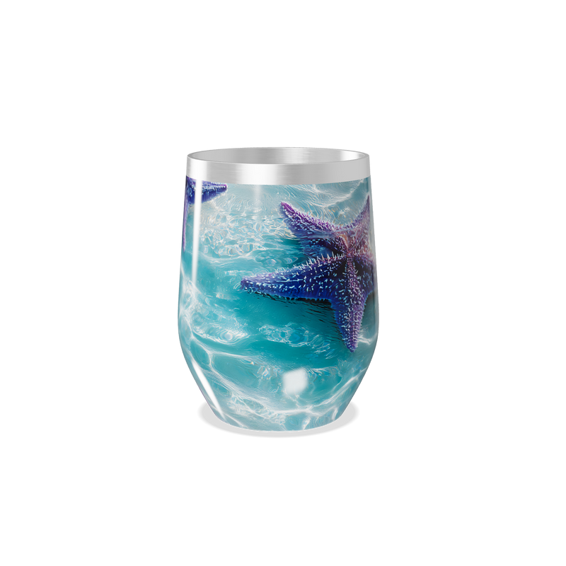 Copo Térmico Slim - Estampa Marinha Azul