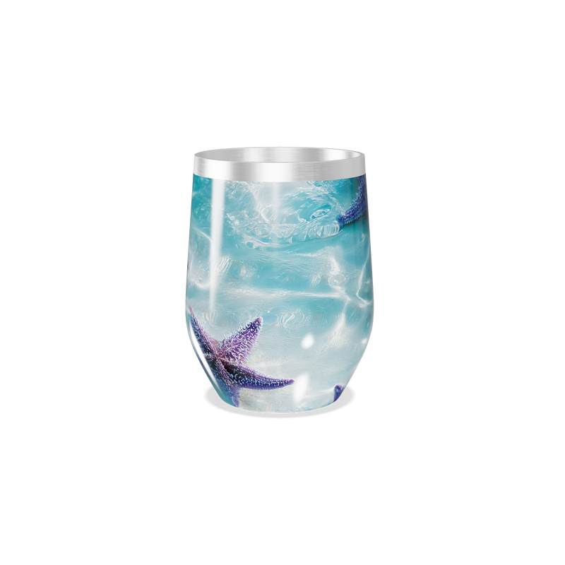 Copo Térmico Slim - Estampa Marinha Azul