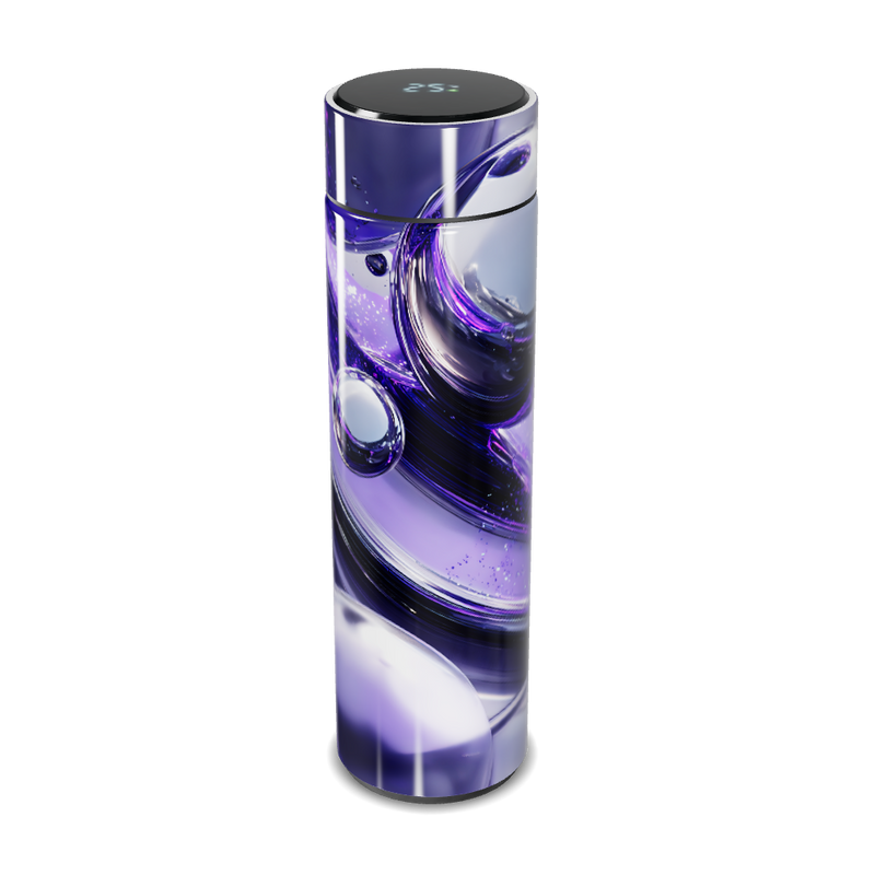 Garrafa Térmica Touch - Roxa com Display Digital